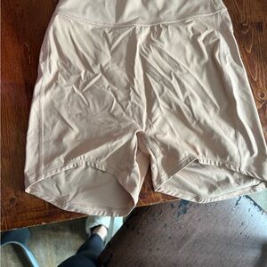 Gymshark Women's Beige Bike Shorts